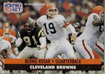 Bernie Kosar Cleveland Browns 1991 Pro set NFL #121